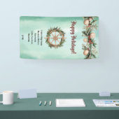 Cruise Ship Christmas Holiday Coastal Cabin Door 横断幕 (トレードショー)