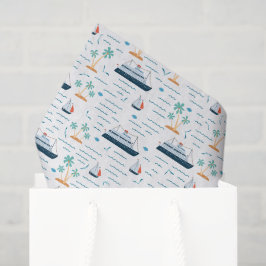 Cruise Ship Decoupage 薄葉紙