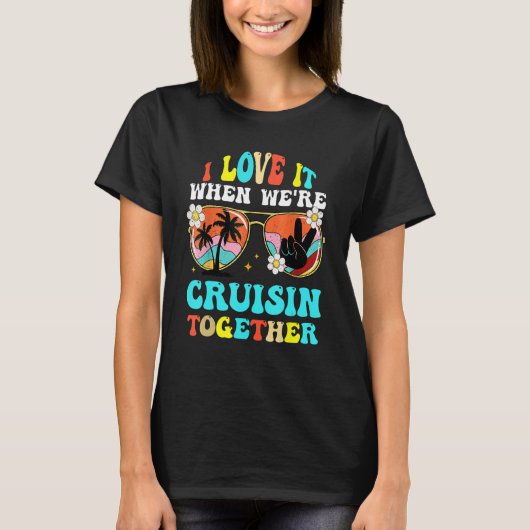 Cruise Ship Vacation Friends Buddies Couples Girl Tシャツ (正面)