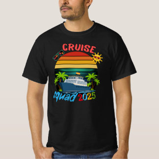 Cruise Squad 2025 Family Group Matching Summer  Tシャツ