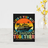 Cruise Squad 2026 Family Group Matching Summer Vac カード (黄色い花)