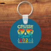 Cruise Squad 2026 Family Group Matching Summer Vac キーホルダー (正面)