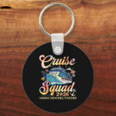 Cruise Squad 2026 Family Group Matching Summer Vac キーホルダー (正面)