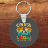 Cruise Squad 2026 Family Group Matching Summer Vac キーホルダー (正面)