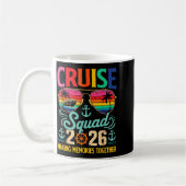 Cruise Squad 2026 Family Group Matching Summer Vac コーヒーマグカップ (左)