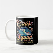 Cruise Squad 2026 Family Group Matching Summer Vac コーヒーマグカップ (左)