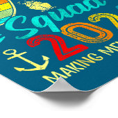 Cruise Squad 2026 Family Group Matching Summer Vac ポスター (角)