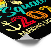 Cruise Squad 2026 Family Group Matching Summer Vac ポスター (角)