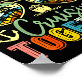 Cruise Squad 2026 Family Group Matching Summer Vac ポスター (角)