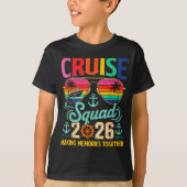 Cruise Squad 2026 Family Group Matching Summer Vac Tシャツ (正面)