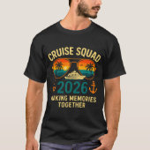 Cruise Squad 2026 Family Vacation Matching Group S Tシャツ (正面)
