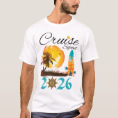 Cruise Squad 2026 Family Vacation Tシャツ (正面)