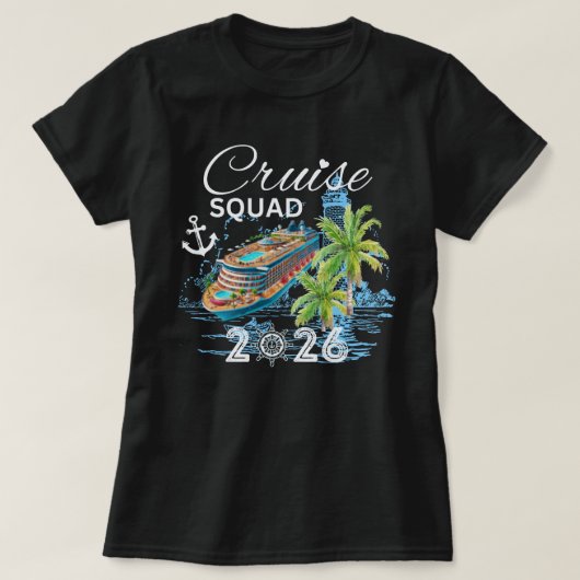 Cruise Squad 2026 Family Vacation Tシャツ (デザイン正面)