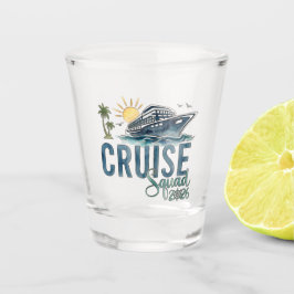 Cruise Squad 2026 Shot Glass Party Favor ショットグラス