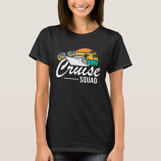 Cruise Squad Family Matching Cruise Trip Vacation  Tシャツ (正面)