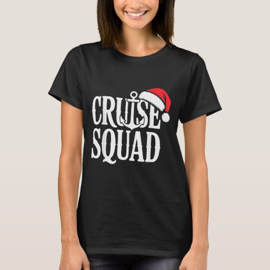 Cruise Squad Festive Srit Nautical Lovers Christma Tシャツ (正面)