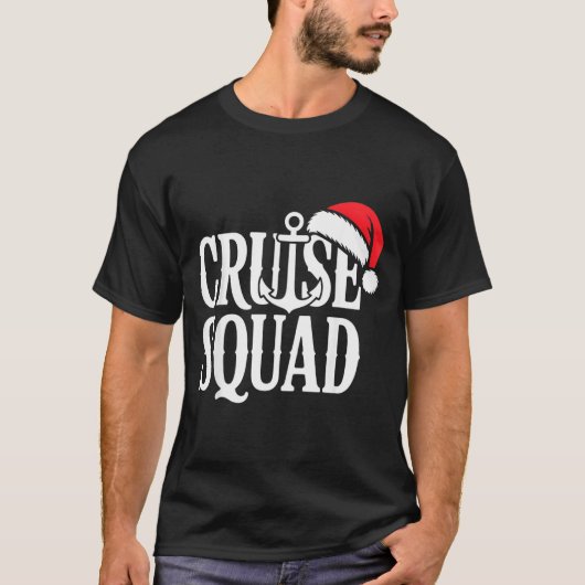 Cruise Squad Festive Srit Nautical Lovers Christma Tシャツ (正面)