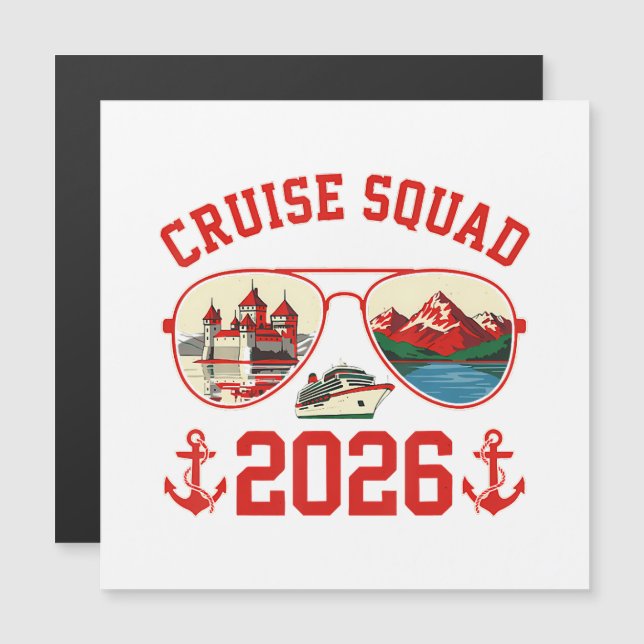 Cruise Squad Switzerland Vacation Trip 2026 (正面/裏面)