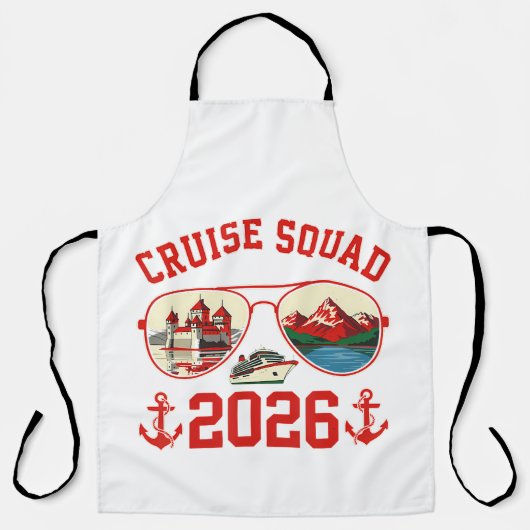 Cruise Squad Switzerland Vacation Trip 2026 エプロン (正面)