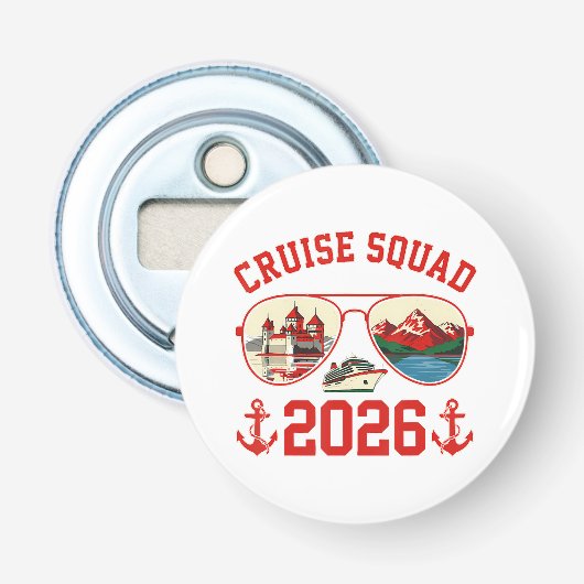 Cruise Squad Switzerland Vacation Trip 2026 栓抜き (正面)
