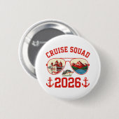 Cruise Squad Switzerland Vacation Trip 2026 缶バッジ (正面&裏面)