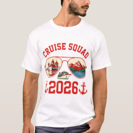 Cruise Squad Switzerland Vacation Trip 2026 Tシャツ