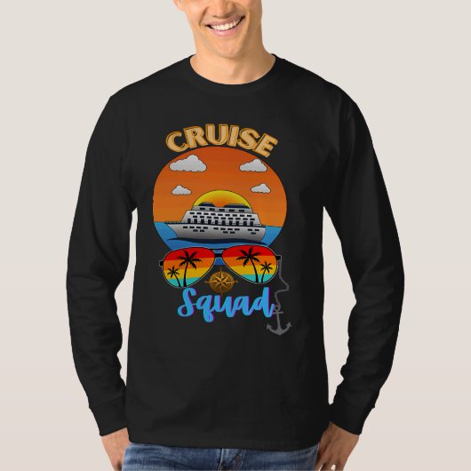 Cruise Squad Vacation Travel Family Friends Group  Tシャツ (正面)
