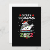 Cruisemas メリー 2022 – クルーズ船ファミリークリスマス 招待状 (正面/裏面)
