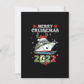 Cruisemas メリー 2022 – クルーズ船ファミリークリスマス 招待状 (正面)