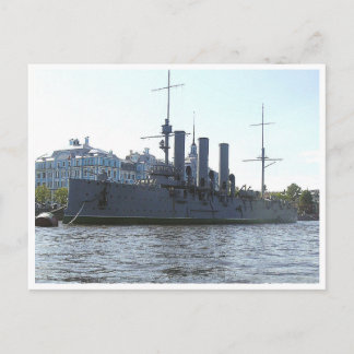 Cruiser Aurora. Postcard ポストカード