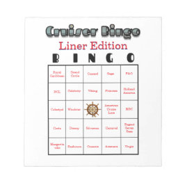 Cruiser's Bingo Liner Edition ノートパッド