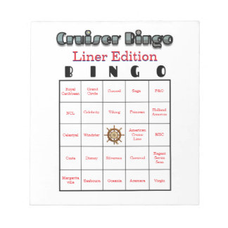 Cruiser's Bingo Liner Edition ノートパッド
