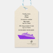 CRUISETIKI!パープルコモンクルーズゲッコ ギフトタグ (裏面)