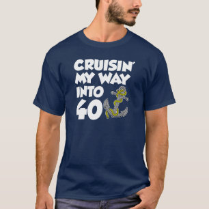 Cruisin 40への私の方法(暗闇で) tシャツ