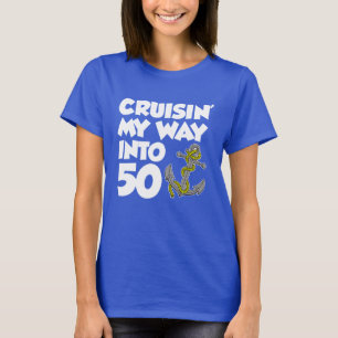 Cruisin 50への私の方法(暗闇で) tシャツ