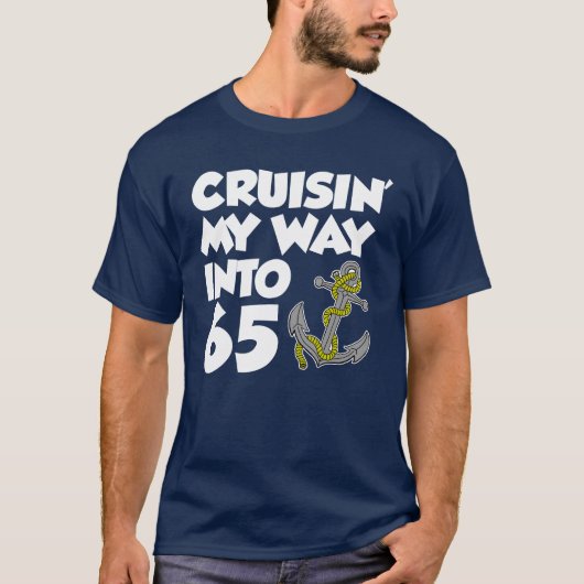 Cruisin 65への私の方法(暗闇で) tシャツ (正面)