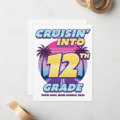 Cruisin’ Back to School 12th Grade ノートカード (正面/裏面インサイチュ)
