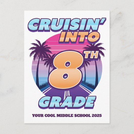 Cruisin’ Back to School 8th Grade シーズンポストカード (正面)