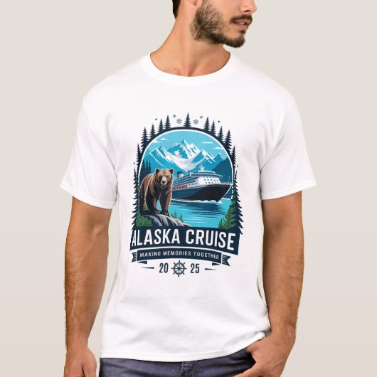 Cruisin Together Alaska 2025 Family Friend Alaska  Tシャツ (正面)