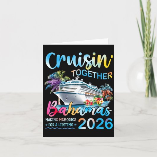 Cruisin' Together Bahamas 2026 Family Group Cruise カード (正面)