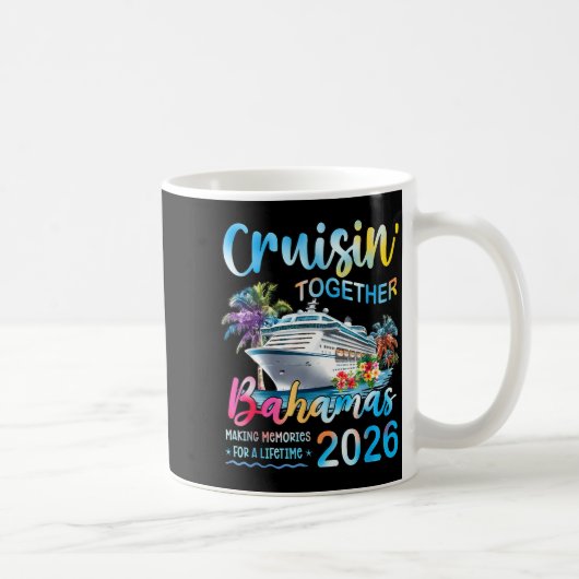 Cruisin' Together Bahamas 2026 Family Group Cruise コーヒーマグカップ (右)