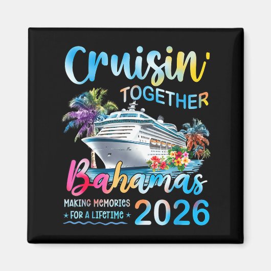 Cruisin' Together Bahamas 2026 Family Group Cruise マグネット (正面)