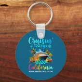 Cruisin' Together California 2026 Family Cruise Va キーホルダー (正面)
