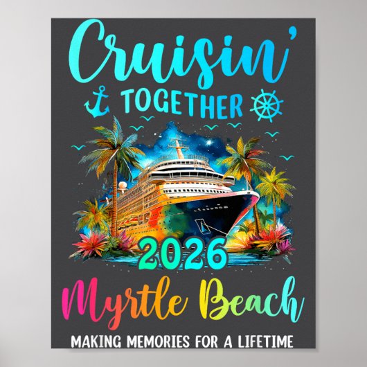 Cruisin' Together Myrtle Beach 2026 Family Cruise ポスター (正面)