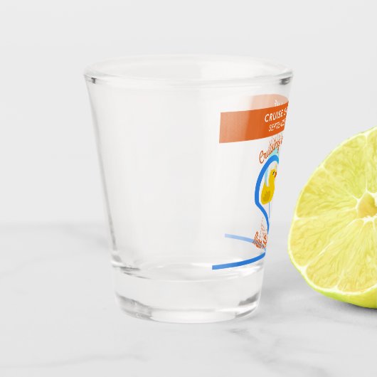 Cruising and Ducks Make Me Happy-Customized ショットグラス (左)