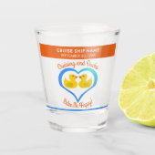 Cruising and Ducks Make Me Happy-Customized ショットグラス (正面)