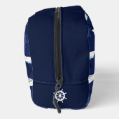 Cruising Cruise Ship Personalised Blue and White ドップキット (右)