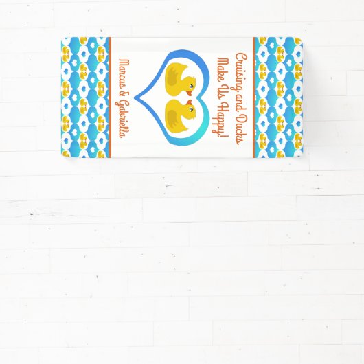 Cruising Ducks Cabin Custom Name Door 横断幕 (インサイチュ)