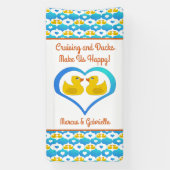 Cruising Ducks Cabin Custom Name Door 横断幕 (縦)