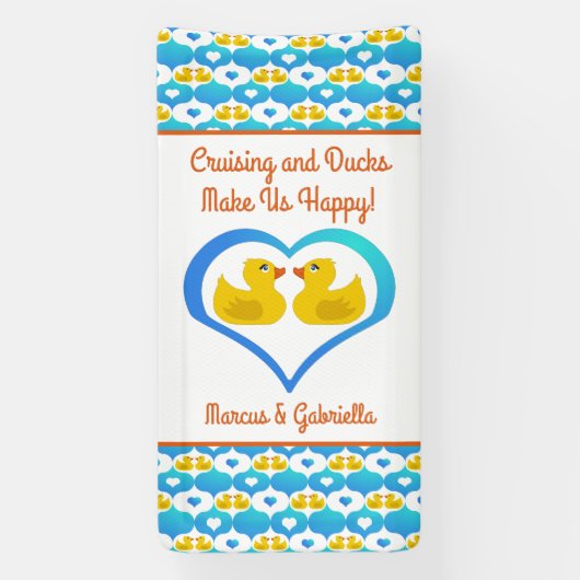 Cruising Ducks Cabin Custom Name Door 横断幕 (縦)